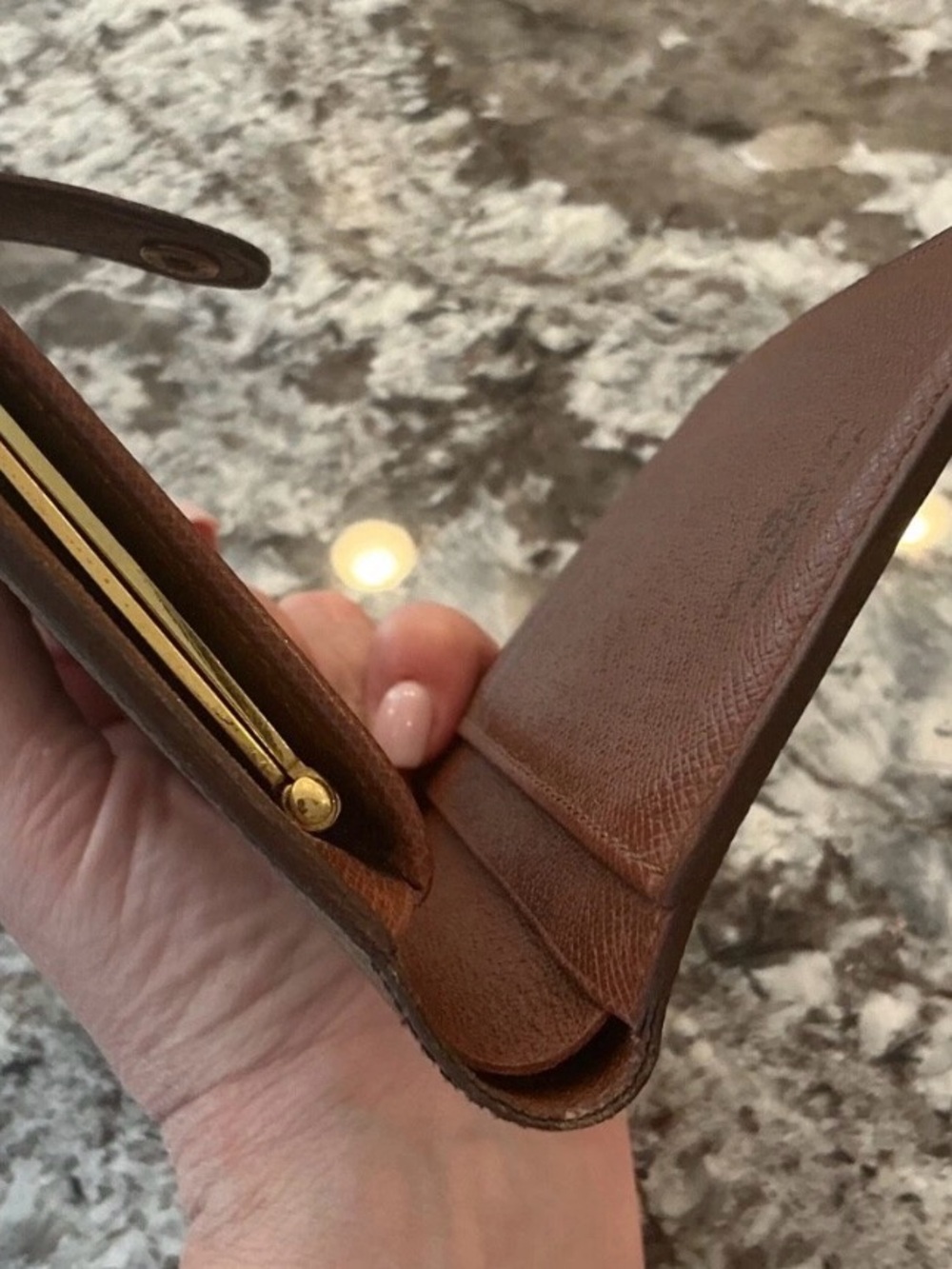 Louis Vuitton Monogram Canvas Wallet in Brown and Gold - Picture 6 of 7